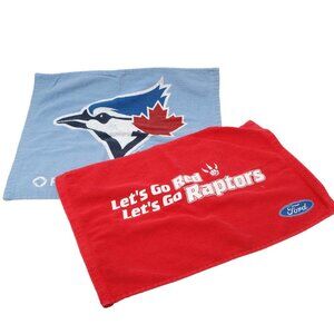 Toronto Raptors Blue Jays Team Small Sport Towels Basketball Baseball Souvenir
